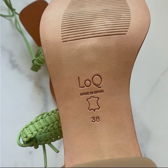 New LOQ Leona sandals in Pomelo green EUSize 38 - Picture 6 of 11